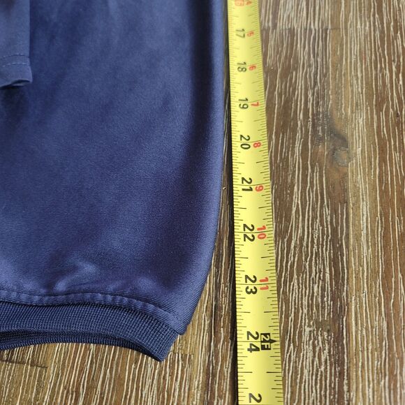 Rawlings Men’s Size Medium Blue Red A's Long Sleeve Jersey 100% Polyester - Picture 7 of 9